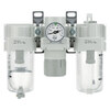 Air Filter + Regulator + Lubricator G1/4" without pressure gauge auto-drain AC20-F02C-A
